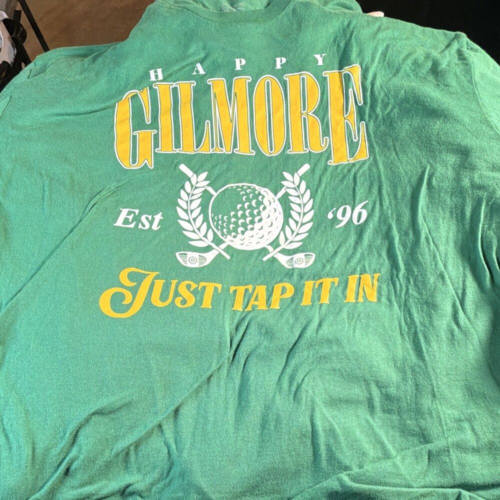 Happy Gilmore 'Just Tap It In' Movie T-Shirt Green Size 3XL (54/56)